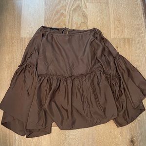 100% silk skirt